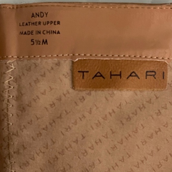 Stylish Tan Leather Knee-High Boots with Dual Zippers - Size 5 1/5 - Picture 4 of 7